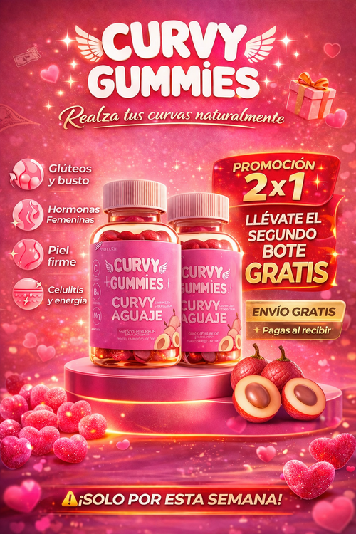 Curvy Gummies 🍑 GLUTEOS MAS GRANDES