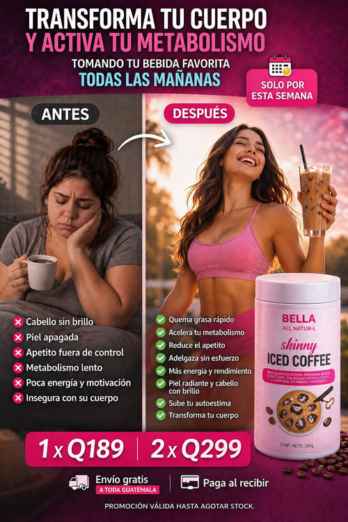 SKINNY ICED COFFEE ☕ Quema Grasa y Reduce Antojos
